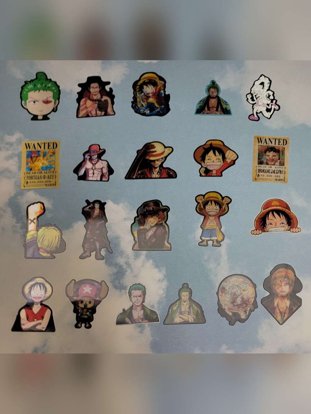 One Piece 3D Stickers Set Of 5 - Picture 4 of 10